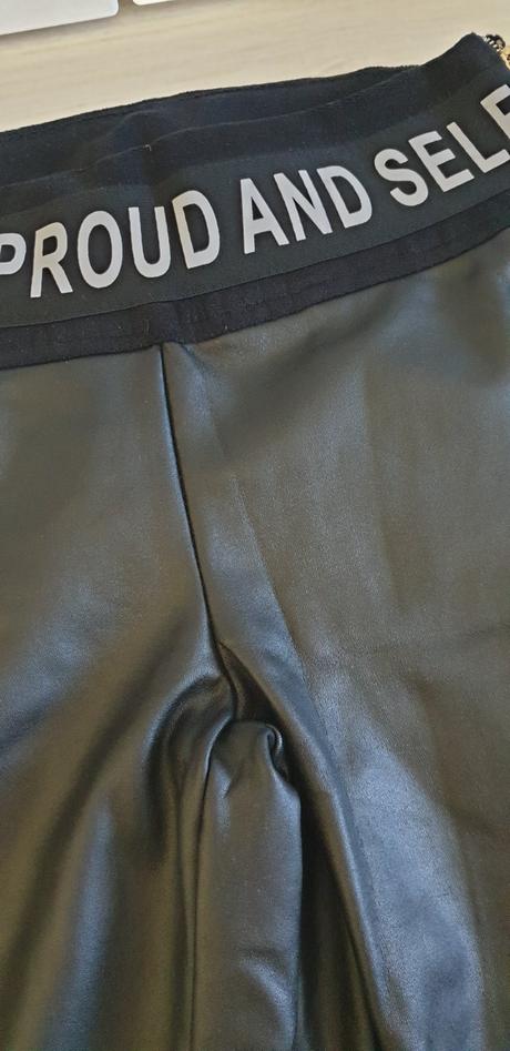 Zateplené kožené nohavice č.36, 36