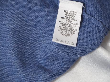 Modrý úpletový kardigan halston, m