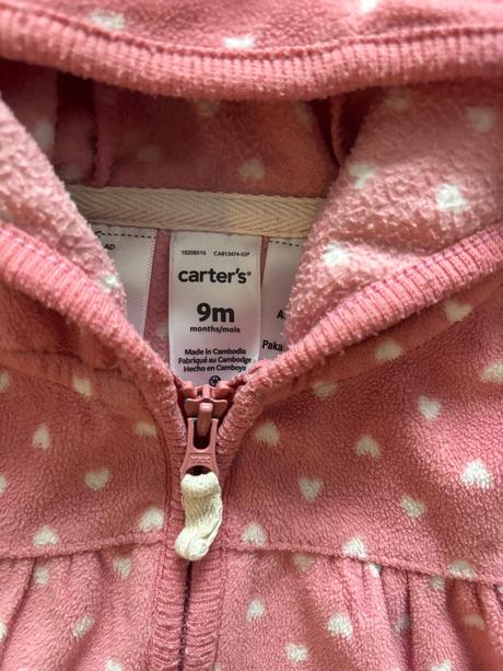 Flisova mikina 9m, carter's,74