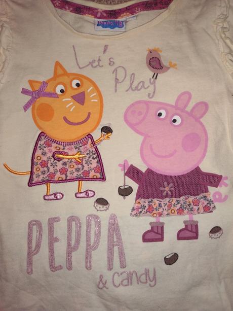 Peppa pig tričko a legíny, f&f,86