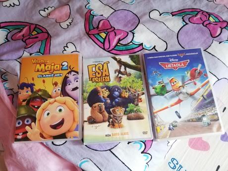 Dvd detské filmy 3 ks,