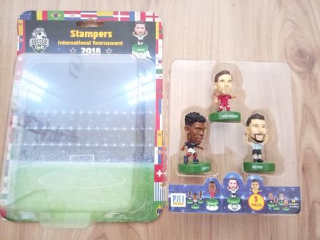 Figúrky pečiatky futbalisti messi +2, 