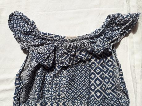 Modro-biely overal hm, h&m,116