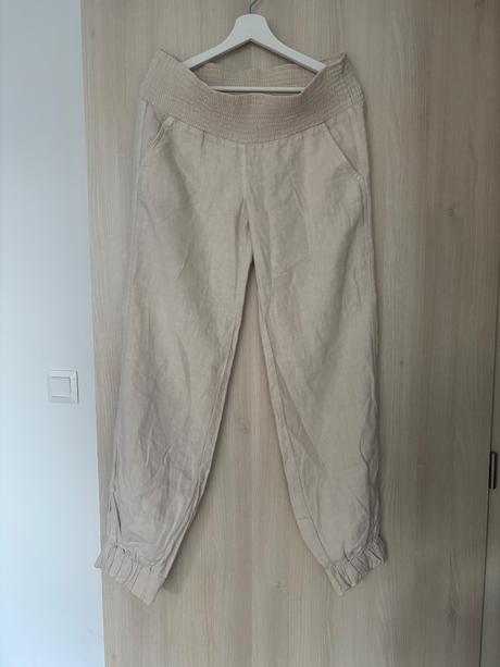 Ľanové nohavice benetton, benetton,42