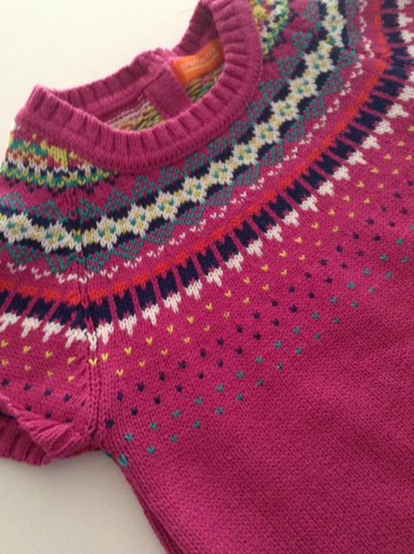 Pletené šaty, topolino,80