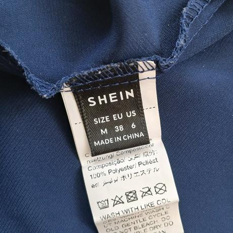 Tmavomodré midi šaty, m