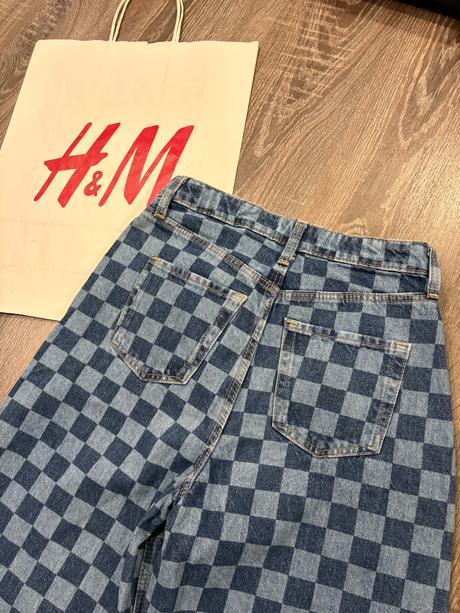 H&m dievčenské štylove široké rifle č.152, h&m,152