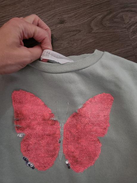 Mikina motyl h&m, h&m,122