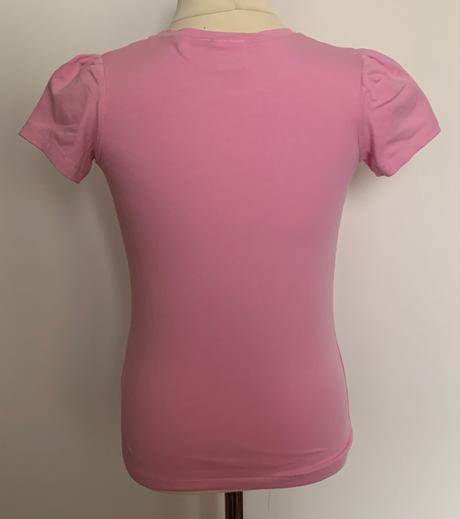 Ružové tričko s aplikáciou, 122