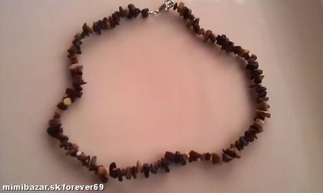 Náhrdelník- jaspis mookait- kameň pokoja,