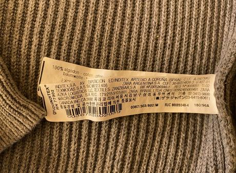 Bavlnený sveter zara v. m, zara,m