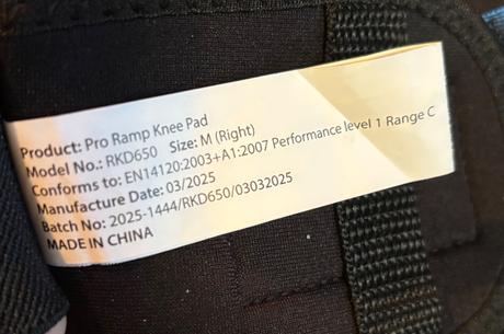 Kolenné chrániče rekd pro ramp m,