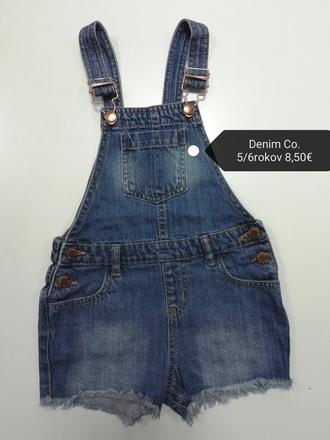Rifľové kraťasy denim co., denim,116