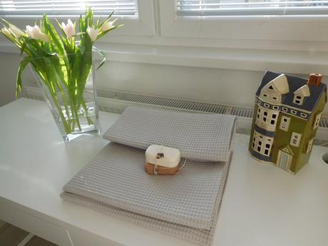 Vaflová bavlna - uteráky-140 x 70 cm, nové, 