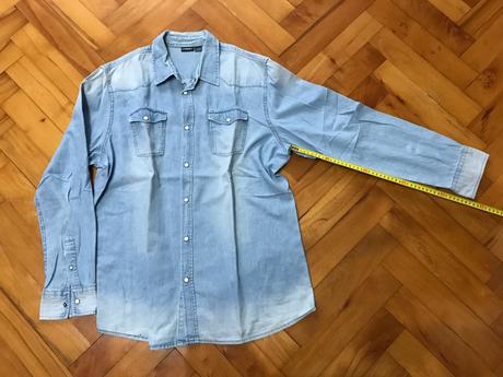 Pánska bledomodrá košeľa, xl