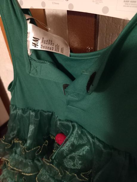 Vianočné šaty, h&m,140