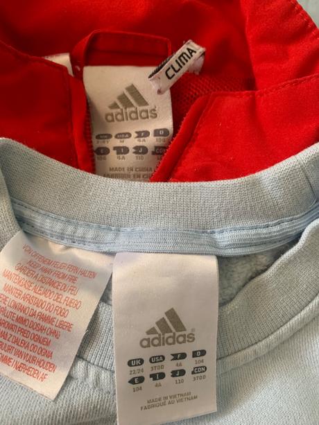 Bunda + mikina adidas, adidas,104
