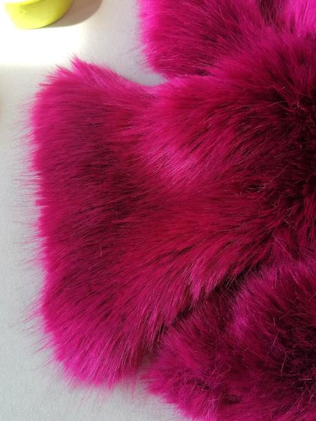 Elegantný kožušinový šál, h&m