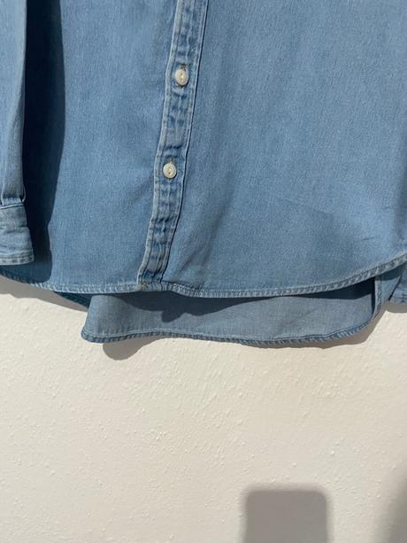 H&m rifľová košeľa, h&m,s