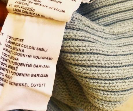 Bavlnený pulóvrik, h&m,l