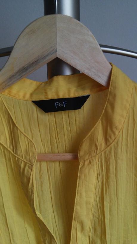 Zlta bluzka bez rukavov, f&f,40