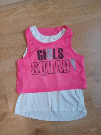 Dievčenské športové tielko lemon, 146