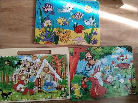 Drevené puzzle, 