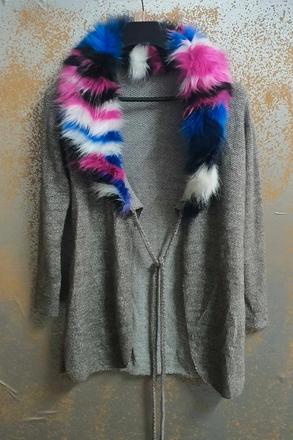 Sveter s kozusinkou vel. xl, xl