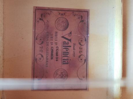 3/4 gitara valencia, 