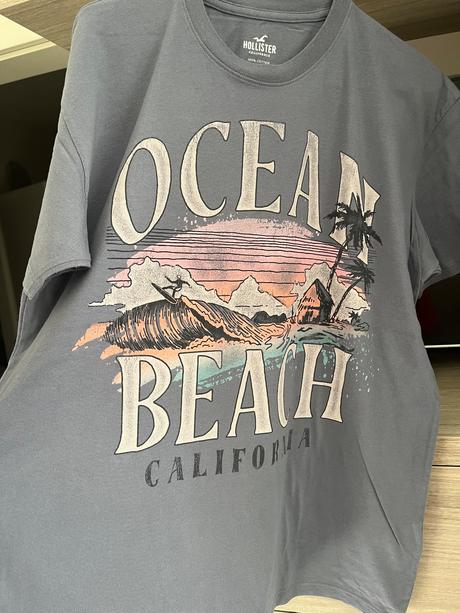 Oversize tričko, hollister,s