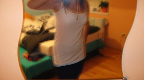 Biele tričko, fishbone,s