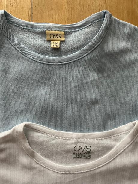 2 ks bavlnene termo tricko s kratkym rukavom, ovs,140