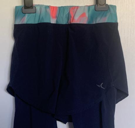 Decathlon legíny s kraťasami na tenis, decathlon,140