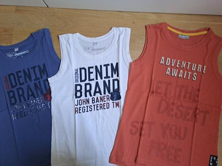 Tričká bez rukávu, bonprix,140