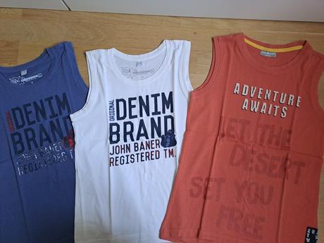 Tričká bez rukávu, bonprix,140