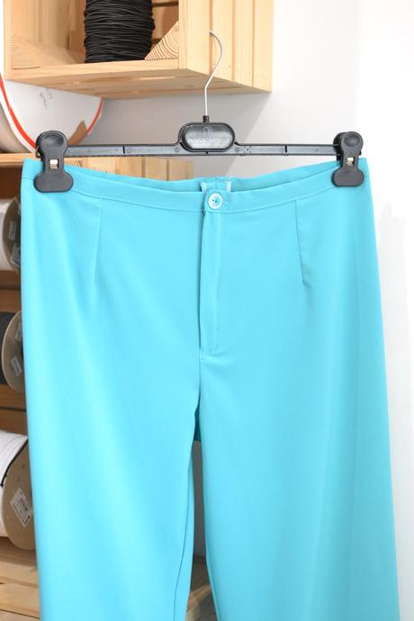 Tyrkysové nohavice l, l