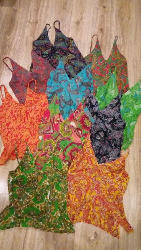 Krásne etno-tričká na ramienka, l