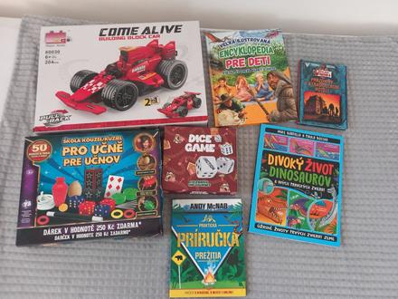 Balík hračiek a kníh, 