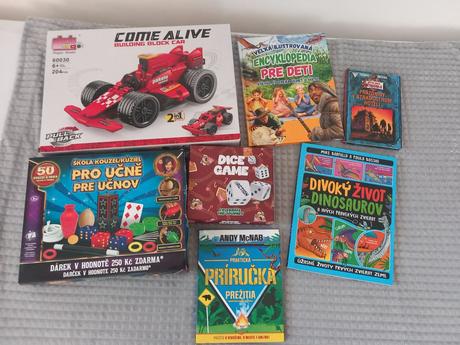 Balík hračiek a kníh, 