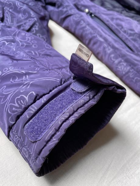 Fialová dámska zimná vetrovka volcano 38, m