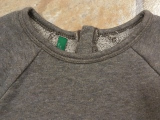 Predĺžená mikina tunika, benetton,128