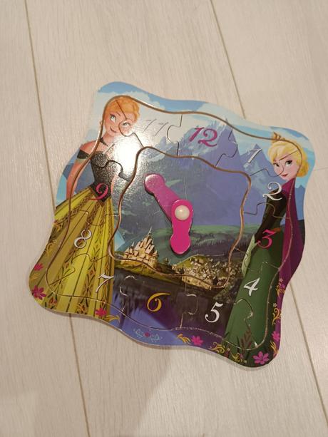 Drevené puzzle hodiny, 