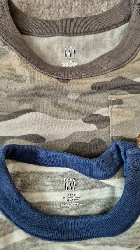 2 ks gap opaľovacky, veľkosť 74, top stav, gap,74