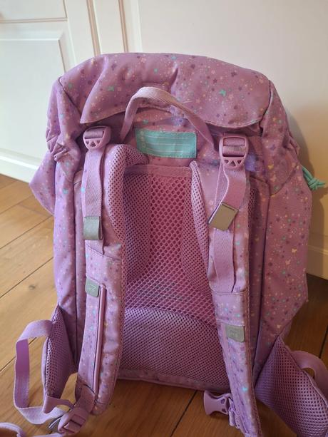 Skolska taska fialova,