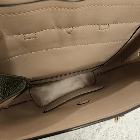 Kožený ruksak, batoh michael kors hayes khaki, michael kors