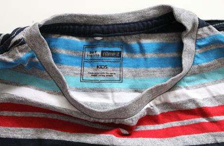 Prúžkované tričko - 110/116, name it,110