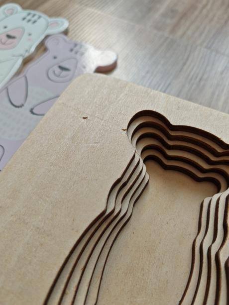 Drevená vkladačka,