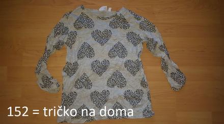 Tričko s dlhým rukávom, 152