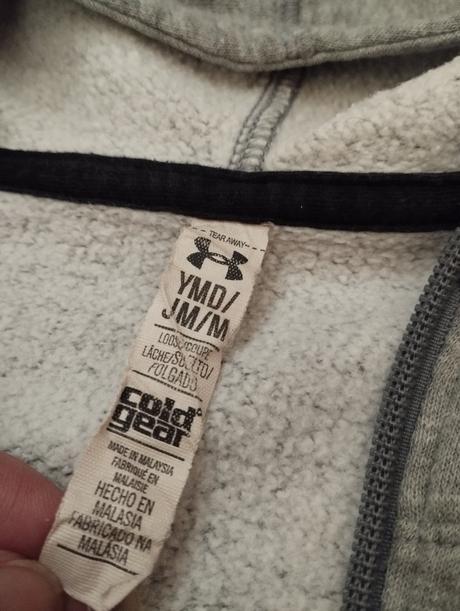 Sivá mikina under armour, 146-152, 10-12r., 146