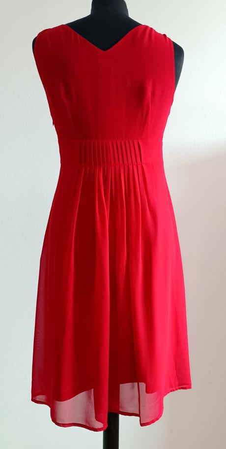 Červené šaty, esprit,s